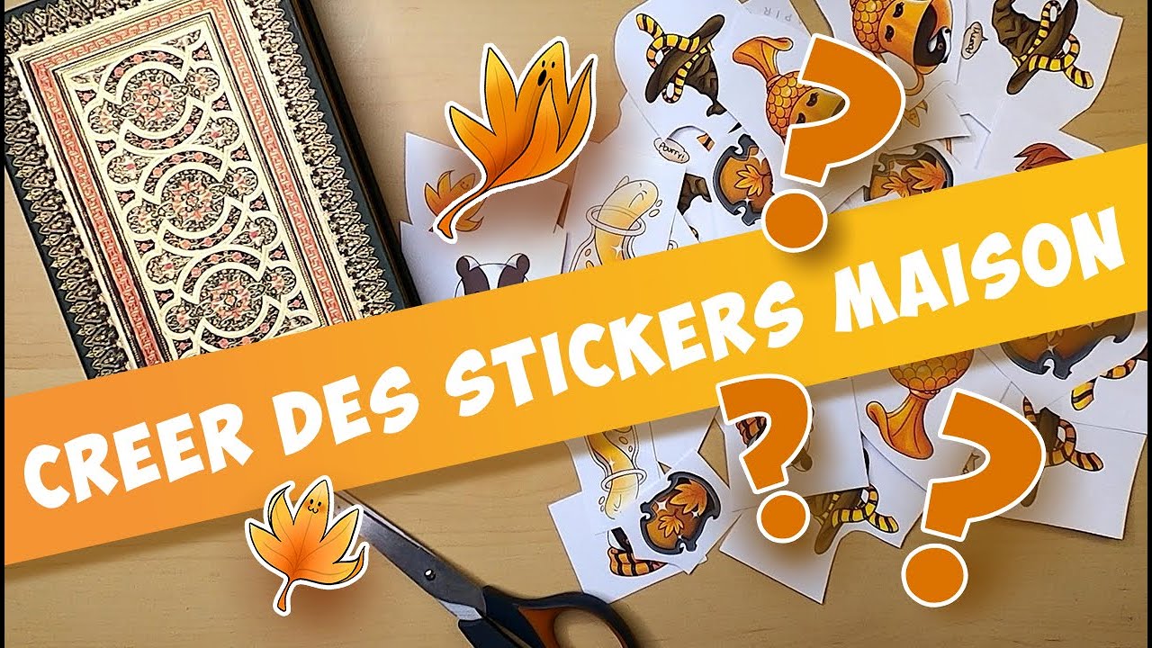 Je fabrique mes stickers maison ! - YouTube