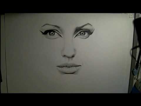 Drawing... Angelina Jolie