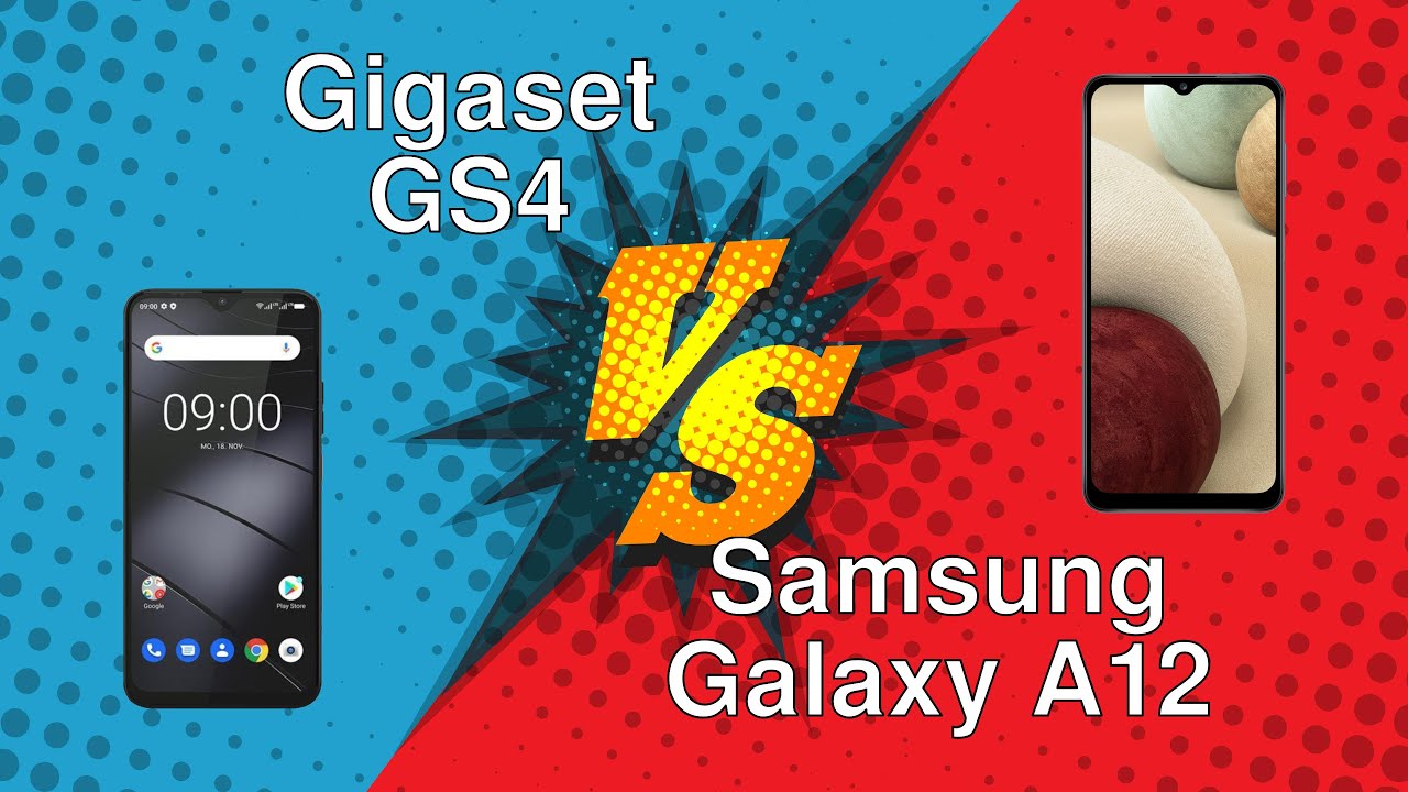 Gigaset GS4 vs Samsung Galaxy A12