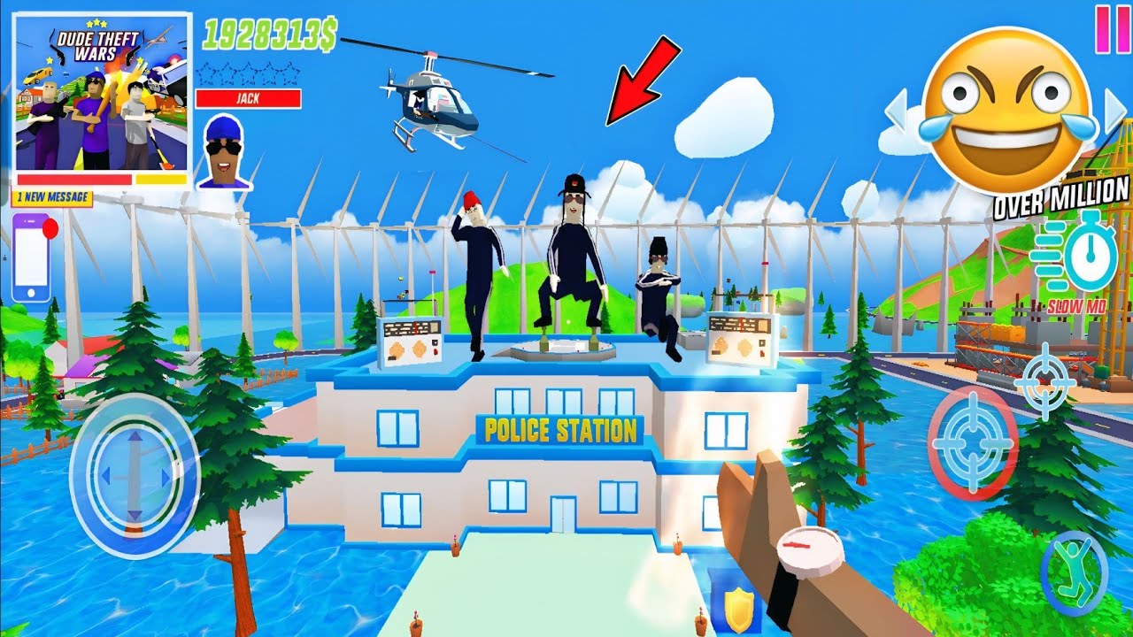 Jack New Kiril Squad Location 😝 in dude theft wars gameplay