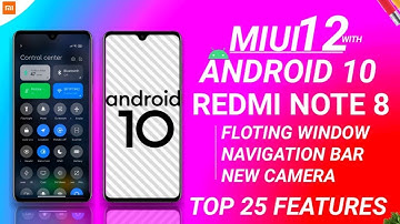 REDMI NOTE 8 MIUI 12 UPDATE WITH ANDROID 10 | REDMI NOTE 8 ANDROID 10 | REDMI NOTE 8 MIUI 12 UPDATE