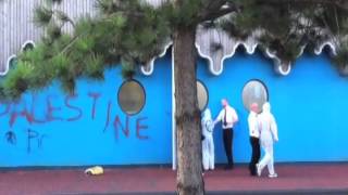 BBC Graffiti Protest Cardiff 2014