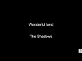 Wonderful landThe Shadows Backing Track