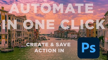 Automate editing in Photoshop by  creating "ACTIONS" for simplicity and consistent images