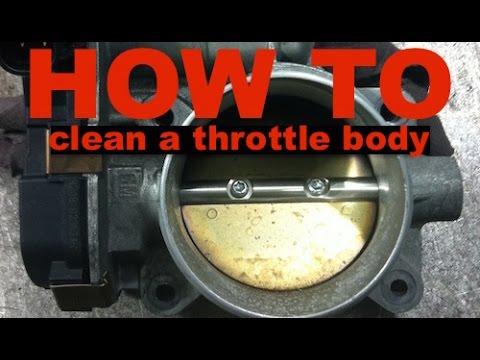 Chevy Equinox / GMC Terrain - How to Clean the Throttle Body - YouTube