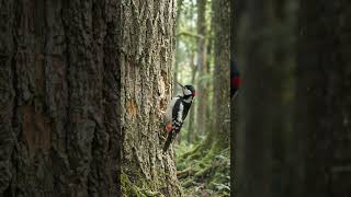 Woodpecker Discovers a Hidden Crystal Cave Inside a Tree #wildlife #nature