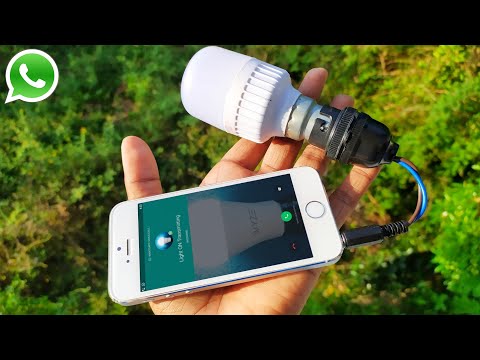 How To Control AC Bulb via Whatsapp Wirelessly 🔥 By 3.5 mm Audio Jack