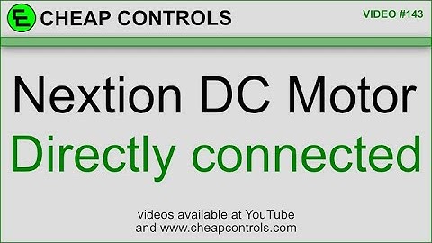 143 #Nextion direct #dcmotor control