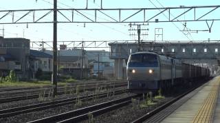 JR貨物 EF66-104+EF66-106 重連貨物列車 (月曜1353レ) 東海道線 清洲駅