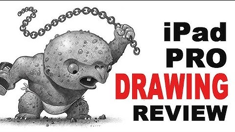 iPad Pro Drawing Review for Illustrators - Using Procreate app