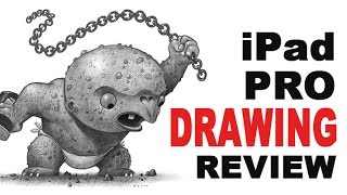 iPad Pro Drawing Review for Illustrators - Using Procreate app