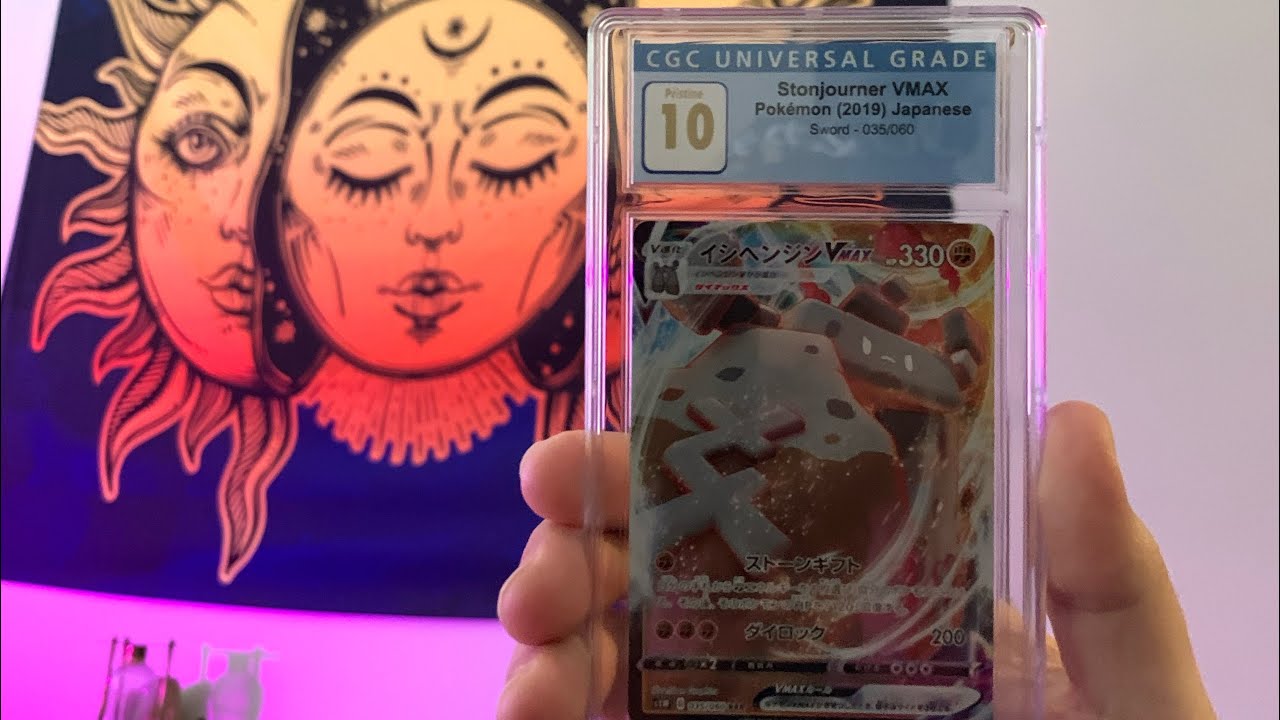 Stonjourner VMAX CGC Pristine 10❗️✨✨Pokémon card 