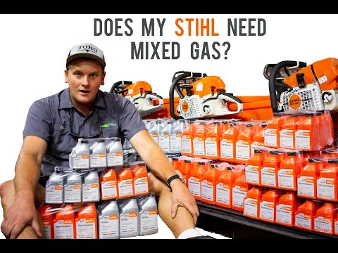 Video: Hvilken slags gas bruger en Stihl løvblæser?