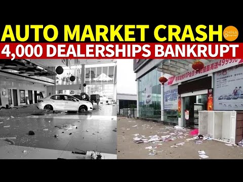 China?s Auto Market Crashes! 4,000 Dealerships Bankrupt (11/Day), 50% In Losses, Sales Tumble 80%