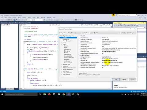 Correct configuration properties for building CrackMe's in Visual Studio 2017 win32