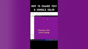 Change the text & Console window color in C #youtubeshorts #shorts #programming#coding