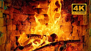 The Best Relaxing Fireplace Ambience 🔥 3 Hours Of Burning Fireplace 4K Uhd & Crackling Fire Sounds
