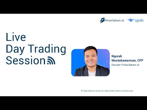 Live Trade Day Trading dengan Ajaib Sekuritas