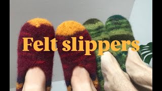 knitting SLIPPERS (Size 8/39) easy