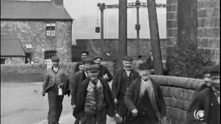 1900 Workers Leaving Butterley Ironworks, Ripley October 1900