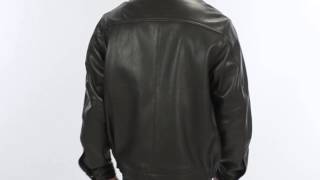 Golden Bear The Bartlett Classic Bomber Jacket - Lambskin Leather (For Men)