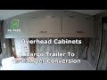 Cargo Camper Conversion - Overhead Cabinets