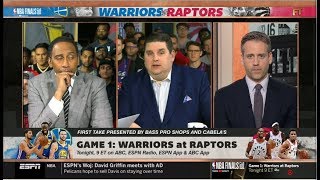 ESPN FIRST TAKE | Stephen A. Smith DEBATE: Game 1:Warriors at Raptors