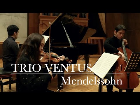 【TRIO VENTUS トリオ・ヴェントゥス 】Mendelssohn Piano Trio No.1 ピアノ三重奏曲第１番（メンデルスゾーン）鈴木皓矢・北端祥人・廣瀬心香　コンサート告知動画