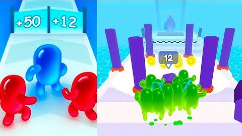 Join Blob Clash 3D – Gameplay Mobile Walkthrough Part 2 - Mais blobs, mais poder (Android/iOS)