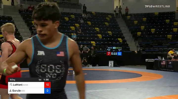 60 Kg Prelims Taylor LaMont Sunkist Kids Wrestling...