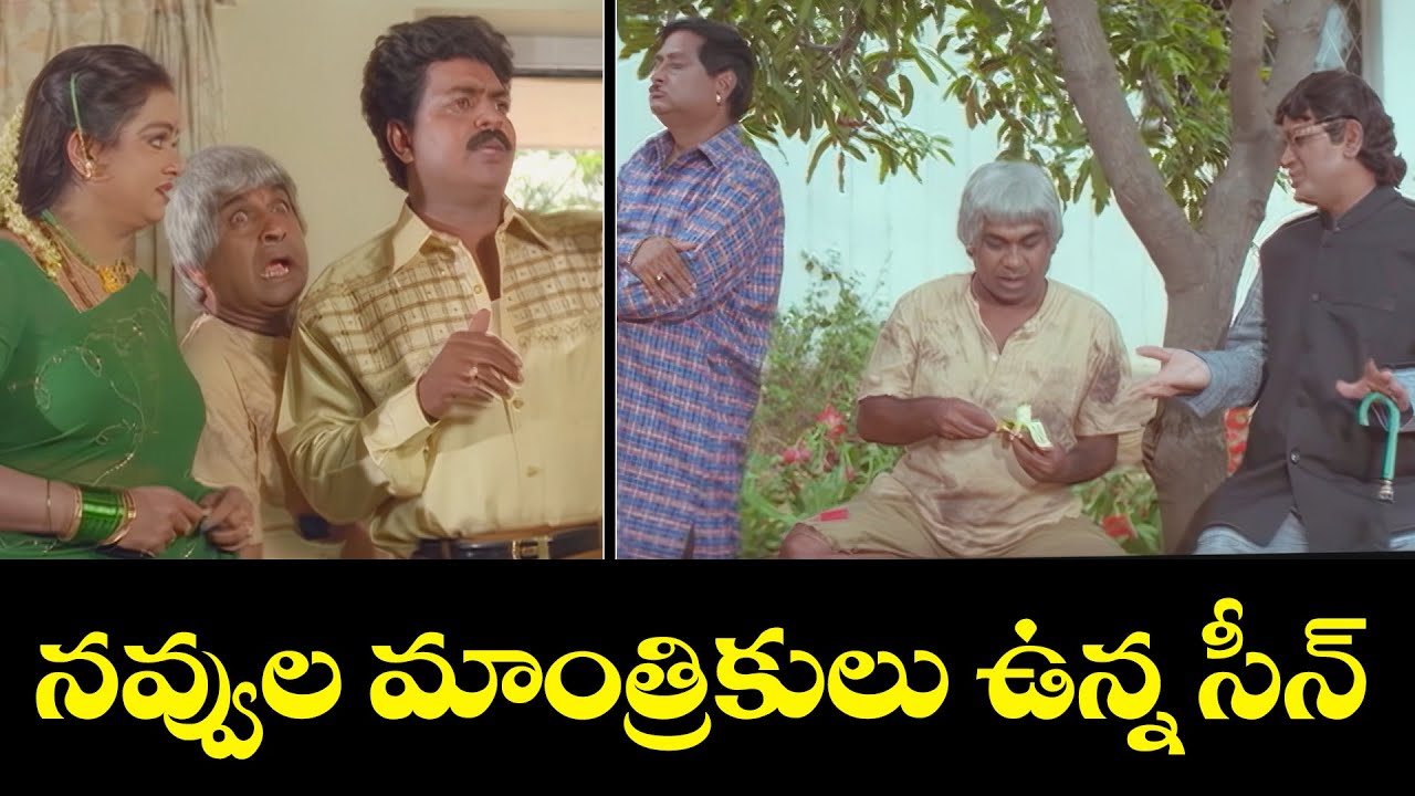 నవ్వుల మాంత్రికులు ఉన్న సీన్ | Vichitram | Brahmanandam | Jandhyala | ETV