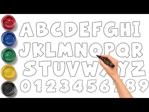 ABC Alphabet A to Z & Numbers 1 to 10 for Kids | Learn English Letters and Counting for Toddlers