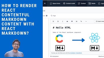 How to render Contentful markdown content using React Markdown?