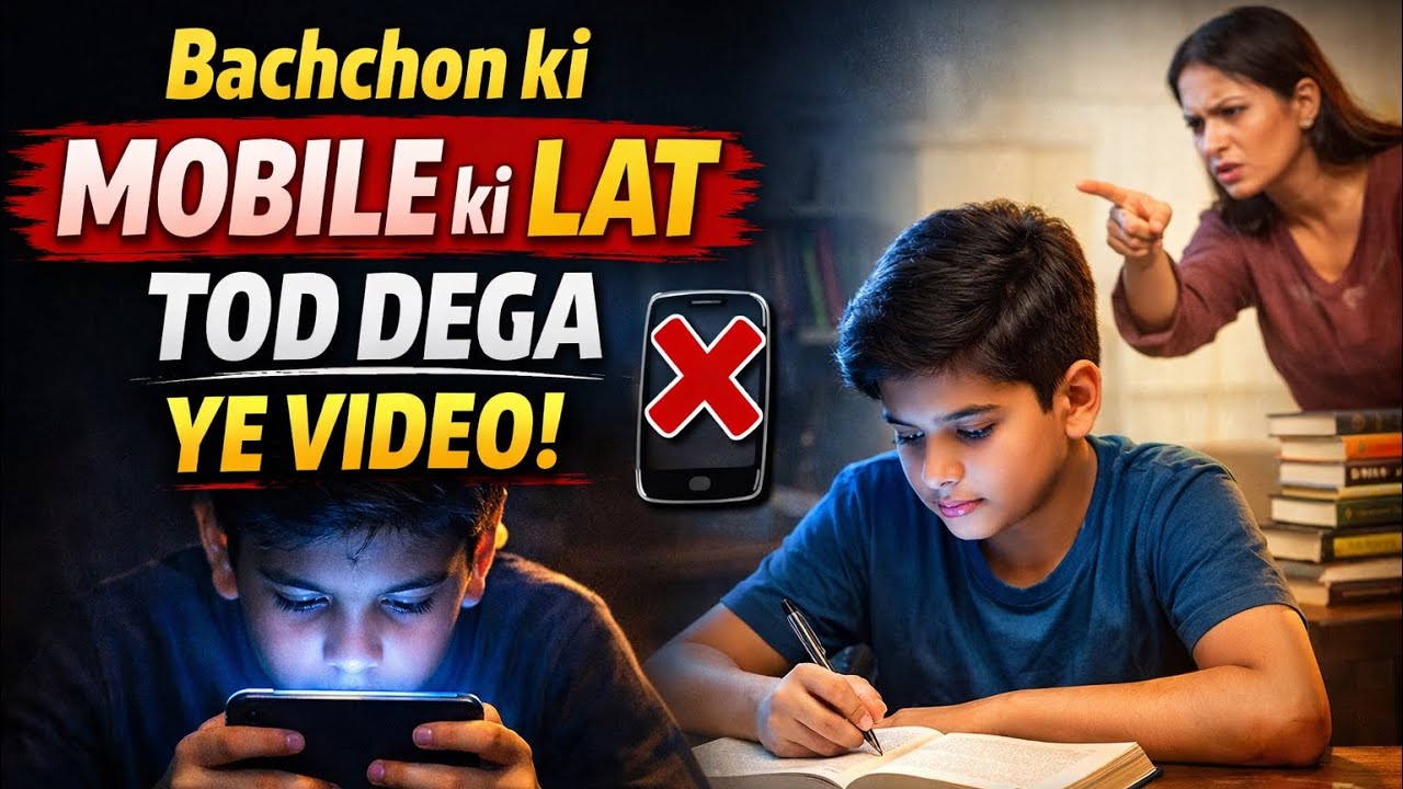 Mobile addiction and bad friend circle can destroy your life….isko suno