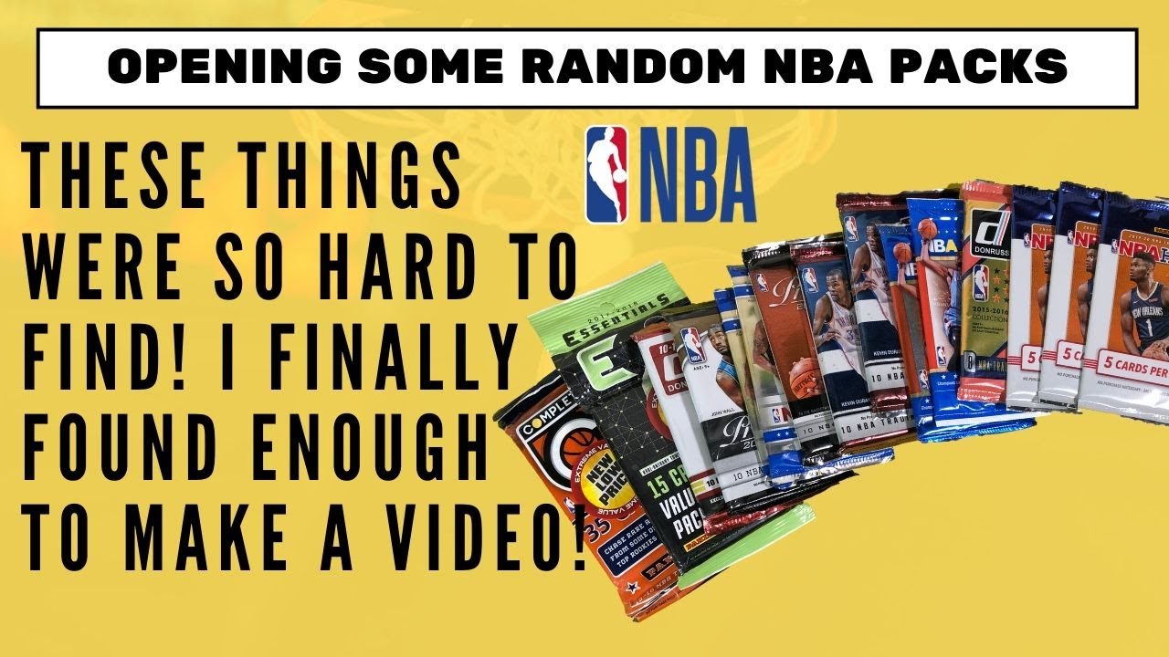 Opening Random NBA Packs YouTube