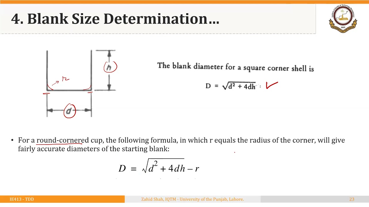 03_04_P3 Calculating the Size of Starting Blank in Deep or Cup