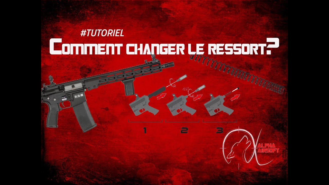 Ressort De Déclenchement Pour Airsoft AEG M4 – Pièce De Rechange - 6