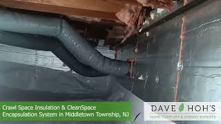 Crawl Space Insulation & CleanSpace Encapsulation in Middletown Township, NJ