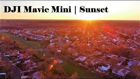 DJI Mavic Mini | Fall Sunset + Mini Crash