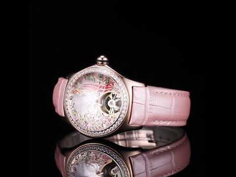 ساعة نسائية ريف النمر  أفضل ماركة الساعات الموضة للنساء حلقة من جلد 