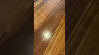 Removing bubbles stuck in finish with screen and recoat- D&S Cleaning Service