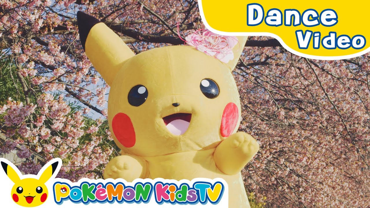 ⁣Sakura Sakura with Pikachu | Kids Dance Song | Nursery Rhyme | Kids Song | Pokémon Kids TV​