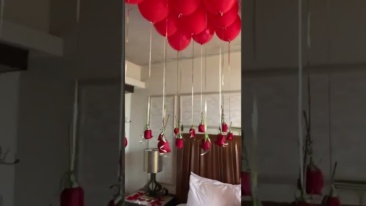 Romantic hotel room