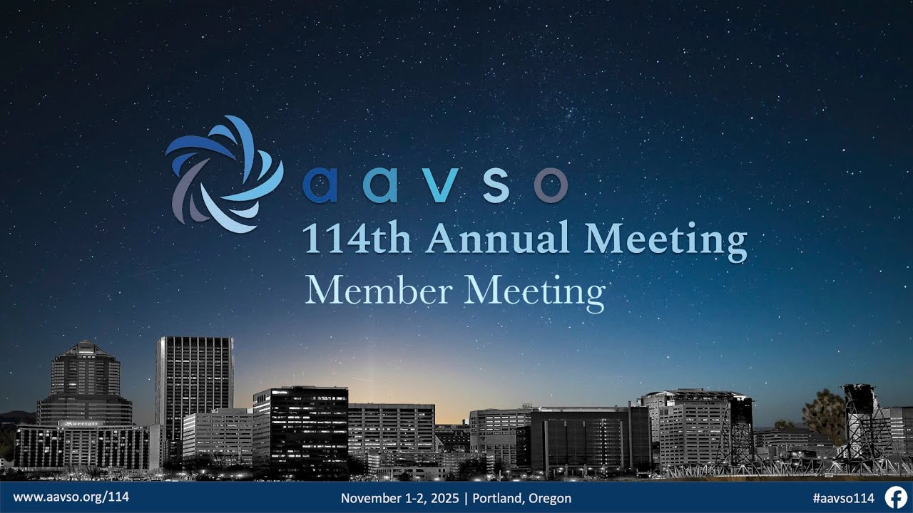 AAVSO Annual Member Meeting 2025