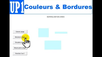 Excel-VBA : Matérialiser des Plages de cellules