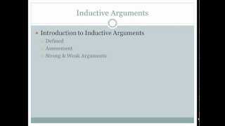 Ethics: Inductive Arguments