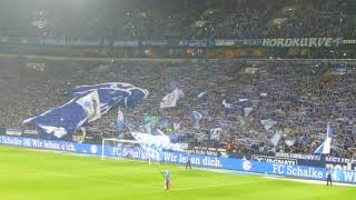 bundesliga: Schalke vs. Bayern (19/09/2017), "Blau und weiß" song | DynekTV