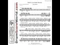 Drum Score - Limp Bizkit - Rollin' (Air Raid Vehicle) (Preview)