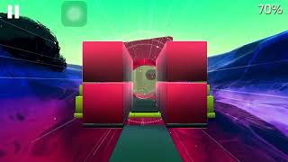 Glitch dash - intro & sky (all gems/crown - perfect run)