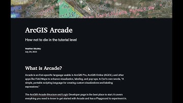 TECH talk: ArcGIS Arcade
